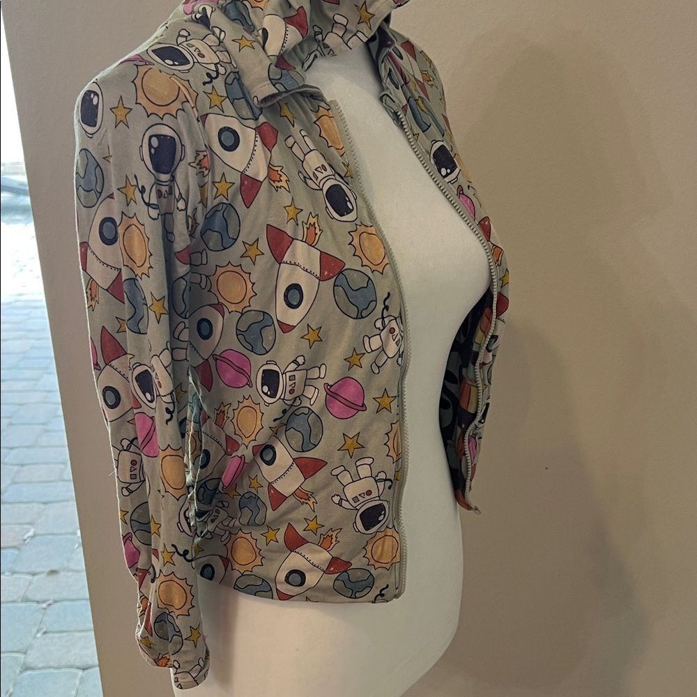 Kids Boutique Bums & Roses Reversible Jacket - Picture 2 of 7
